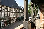 Blick in die Gasse neben dem Goslarer Rathaus Blick in die Gasse neben dem Goslarer Rathaus